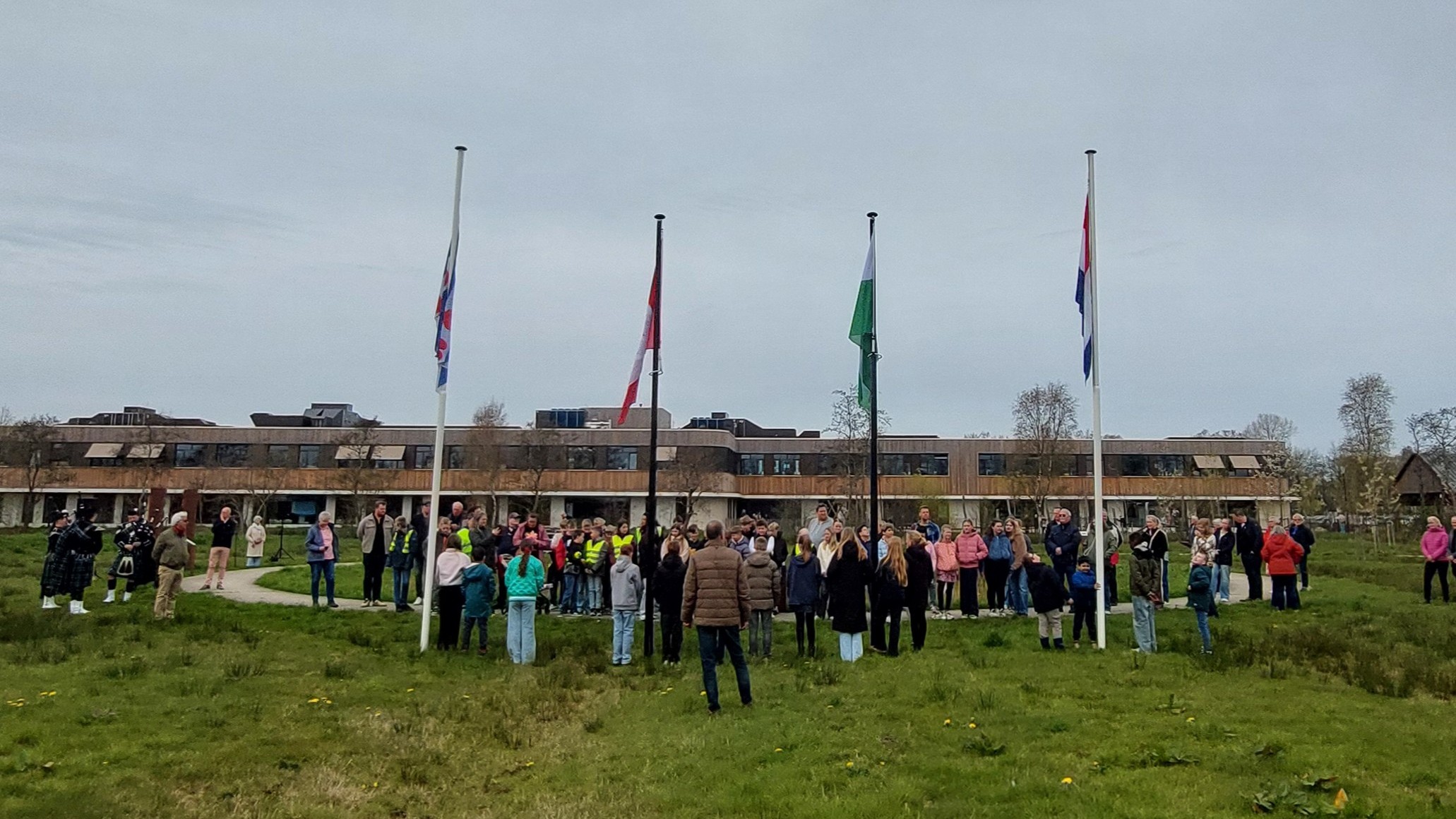 Herdenking bevrijding in het Vrijheidspark